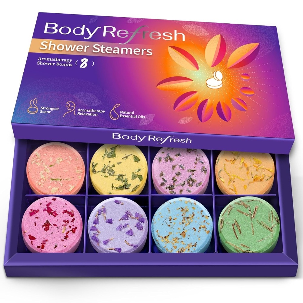 NEW Body Refresh Shower Steamers Aromatherapy - (8 Pack Shower Bombs)